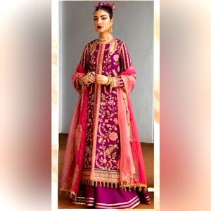 Hussain rehar lawn outfit size medium